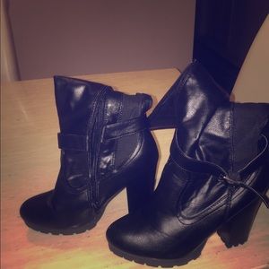 Black boots